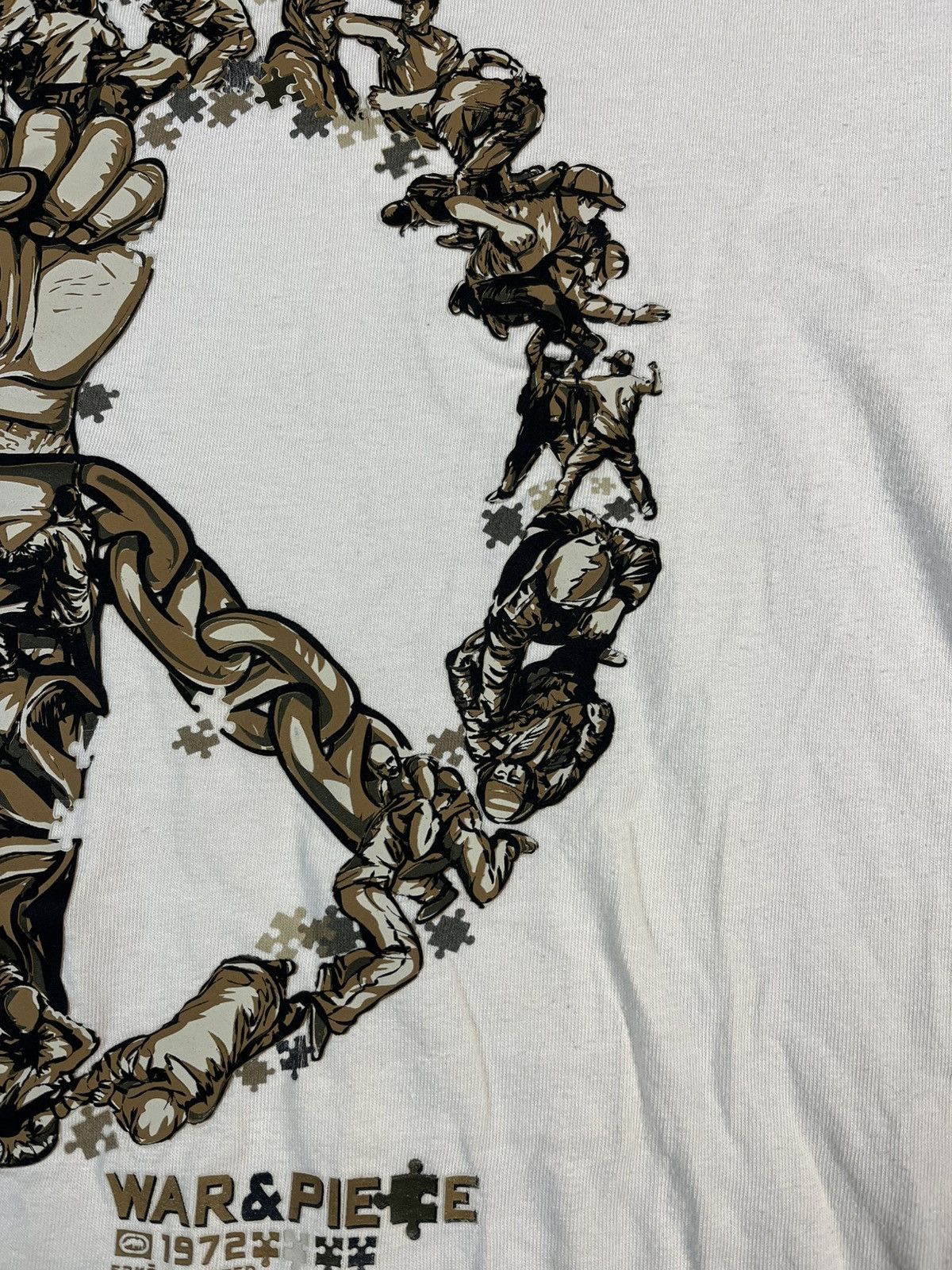 Ecko Unltd. Ecko Unltd War and Piece Jigsaw Graphic Puzzle Blk Y2K Size US L / EU 52-54 / 3 - 11 Thumbnail