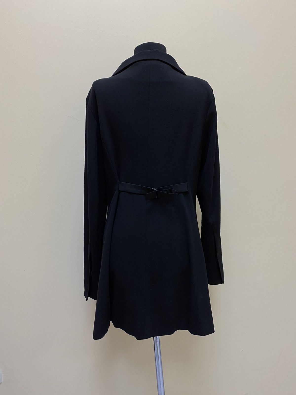 Annette Gortz Annette Gortz Womens Black Coat Jacket Virgin Wool Size 40 Size S / US 4 / IT 40 - 7 Thumbnail