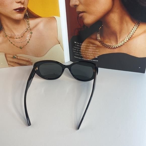 Versace New - Versace Black New Ve4378-0VE4378 Cat Eye Eyewear Sungl Size ONE SIZE - 7 Thumbnail