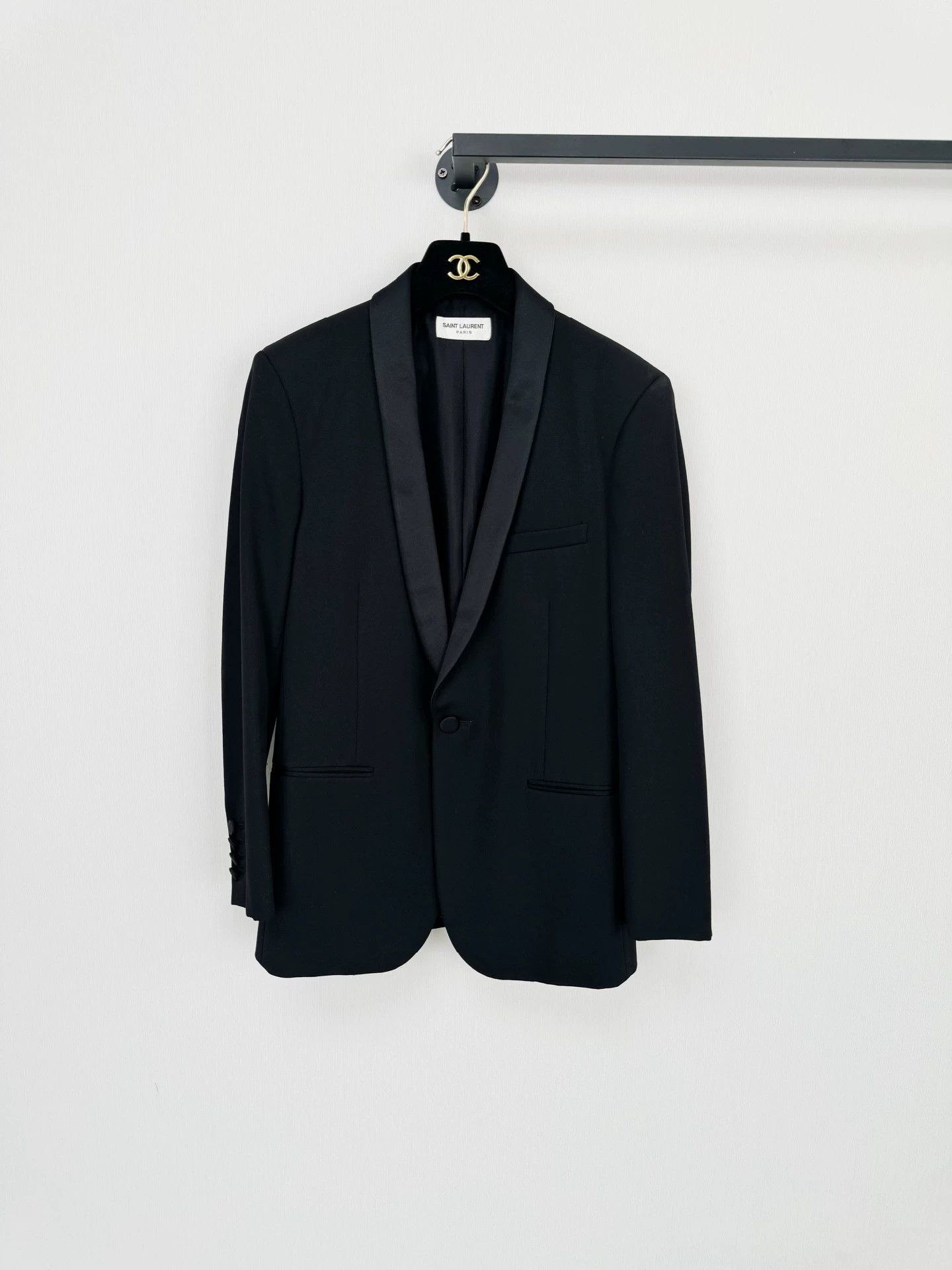 Saint Laurent Paris Saint Laurent Paris Wool suit jacket Size US S / EU 44-46 / 1 - 1 Thumbnail