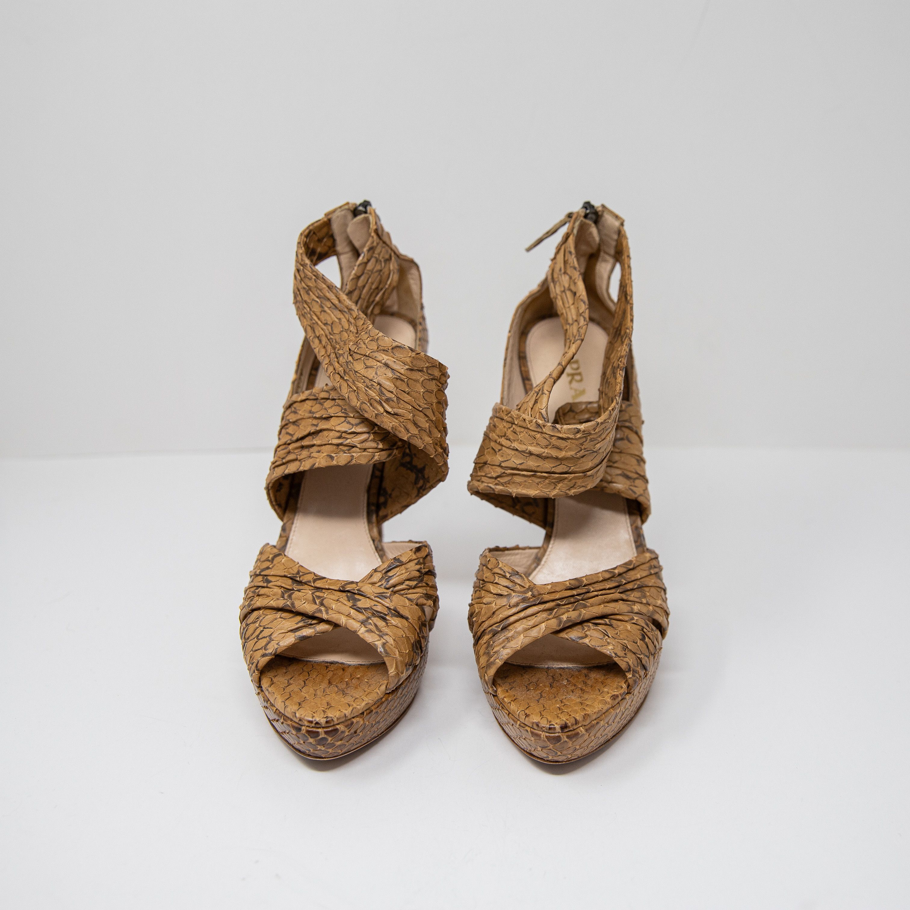 Prada Prada Women's Genuine Leather Snake Size US 10 / IT 40 - 2 Thumbnail