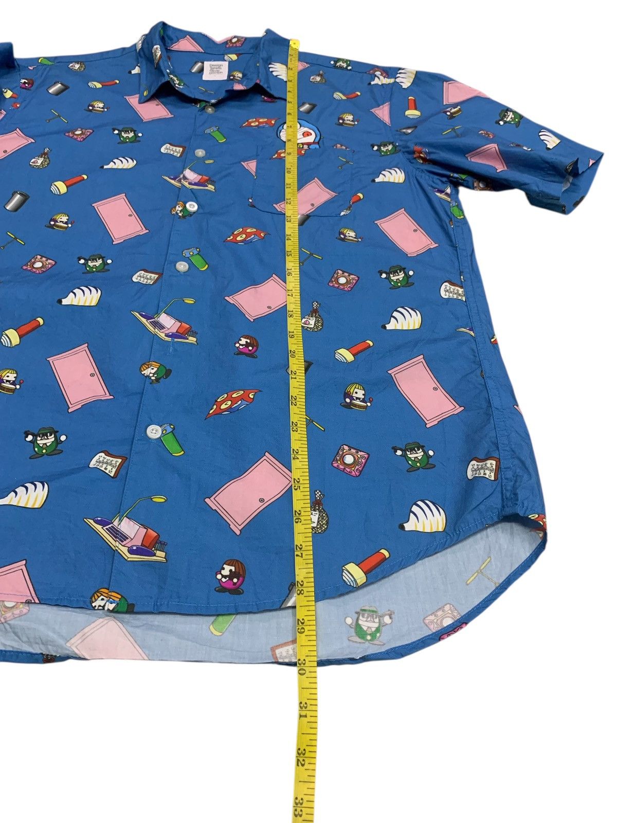 Cartoon Network Rare Cartoon Network Doraemon Fullprint Button Ups Shirt Size US L / EU 52-54 / 3 - 7 Thumbnail