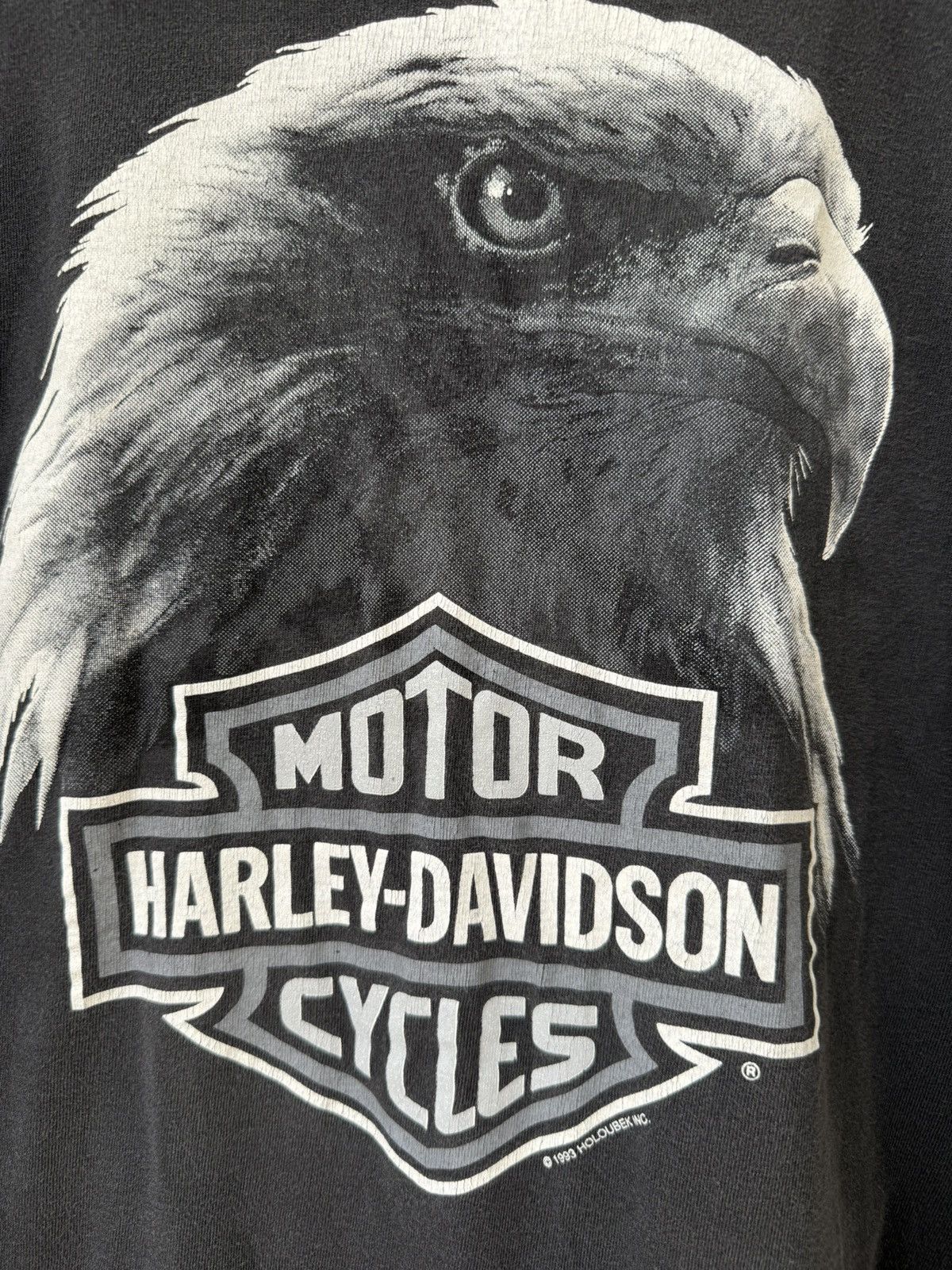 Harley Davidson Vintage 1993 Harley Davidson Big Eagle Size US XL / EU 56 / 4 - 4 Thumbnail
