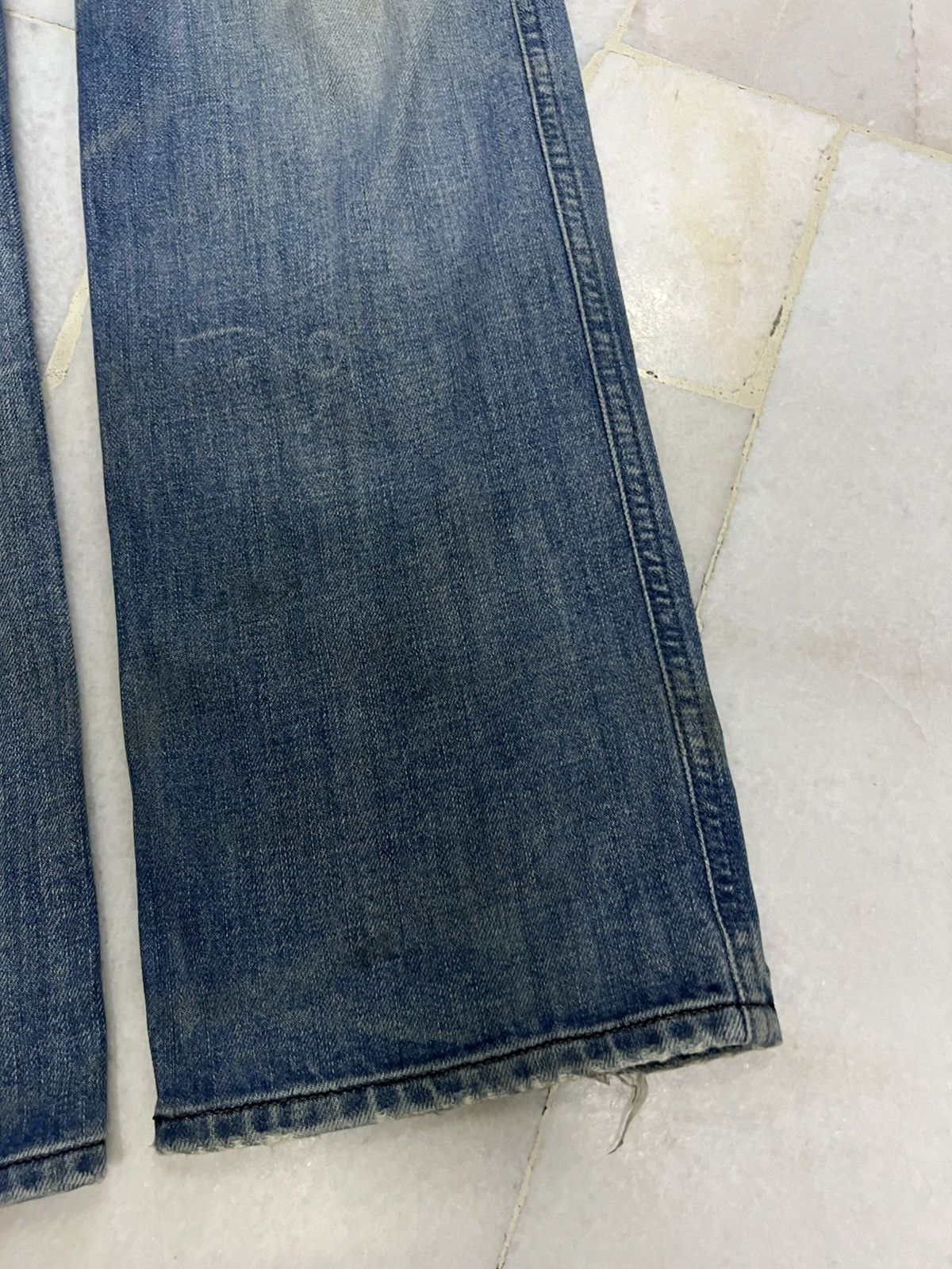 Diesel × If Six Was Nine × Japanese Brand 💥Insane 90s Diesel Industry Paddom Distressed Mud Wash Jean Size US 32 / EU 48 - 7 Thumbnail