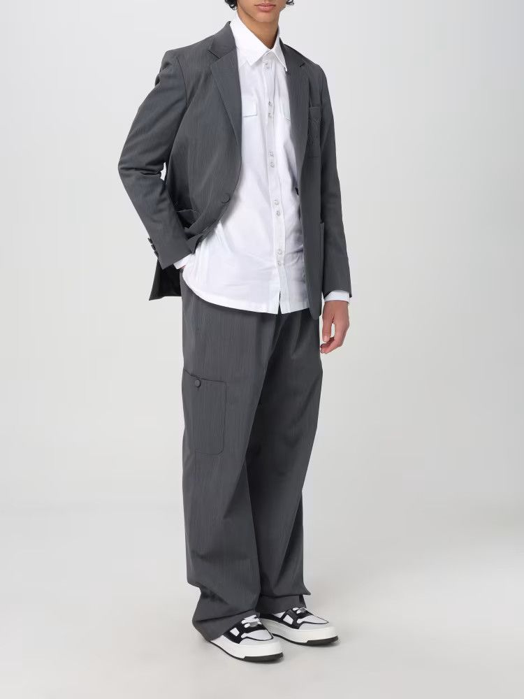 Palm Angels o1y0325 Logo Blazer in Grey Size US M / EU 48-50 / 2 - 4 Thumbnail