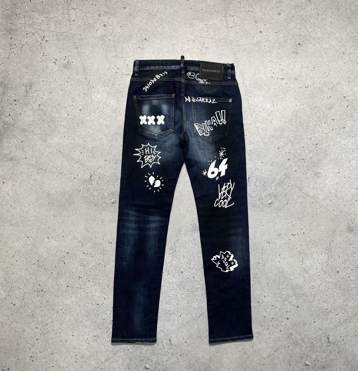 Dsquared2 × Italian Designers × Luxury Dsquared2 Graffiti Skater 