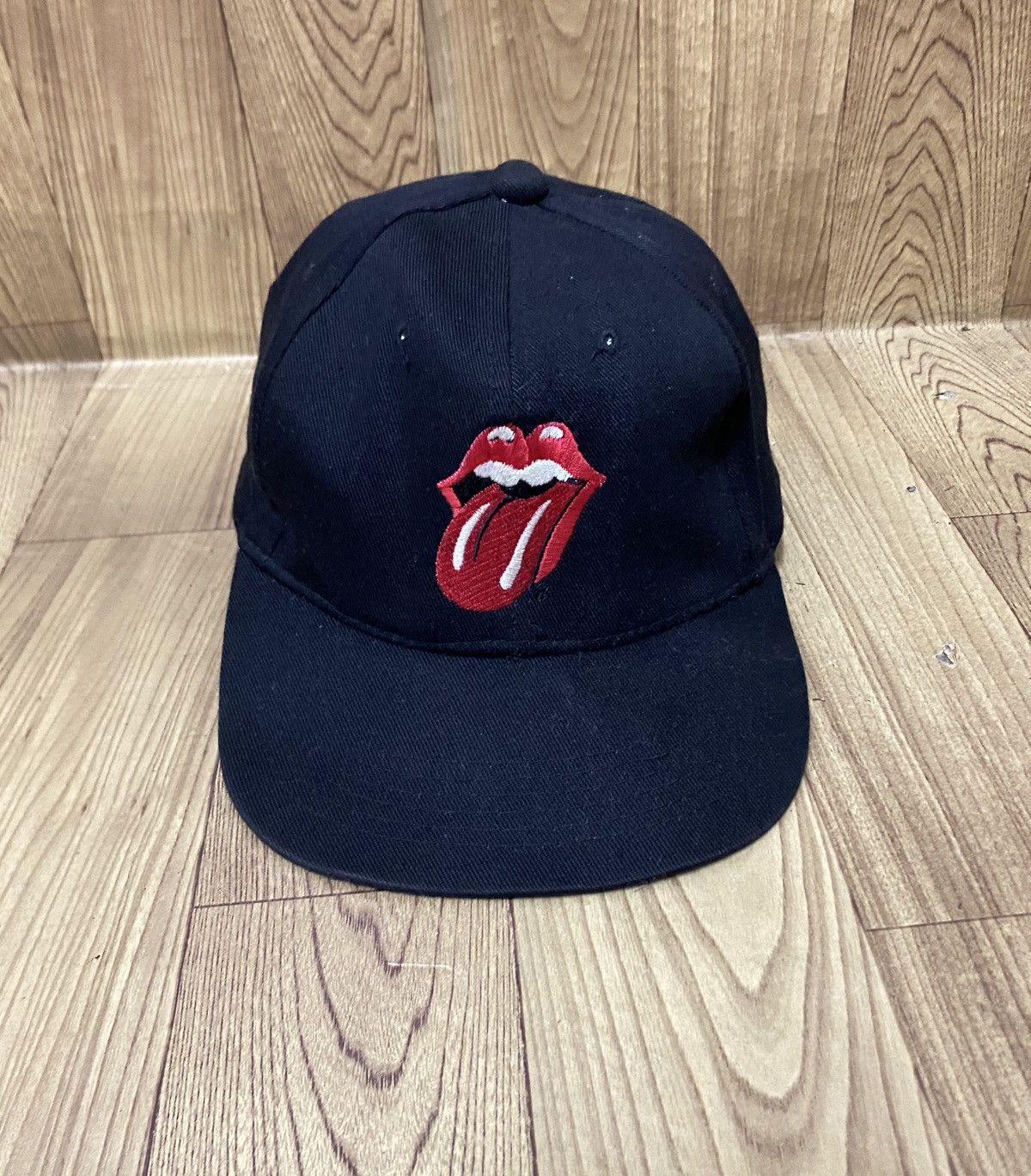 The Rolling Stones Very Rare Vintage Band The Rolling Stones Cap 1990s Size ONE SIZE - 1 Thumbnail