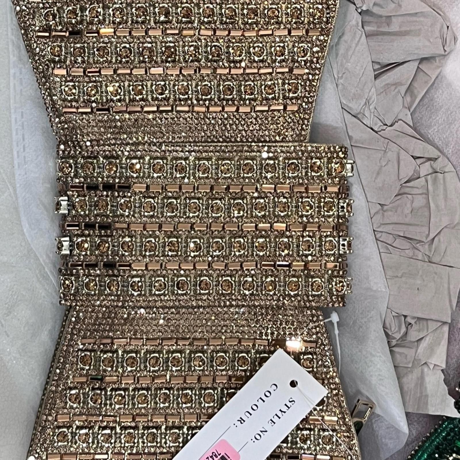 Other Gold Embellished Clutch Size ONE SIZE - 3 Thumbnail