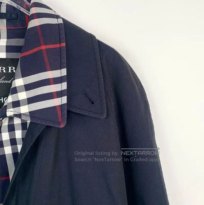 Burberry Burberry Men's Cotton Navy Trench Coat. Size US M / EU 48-50 / 2 - 3 Thumbnail