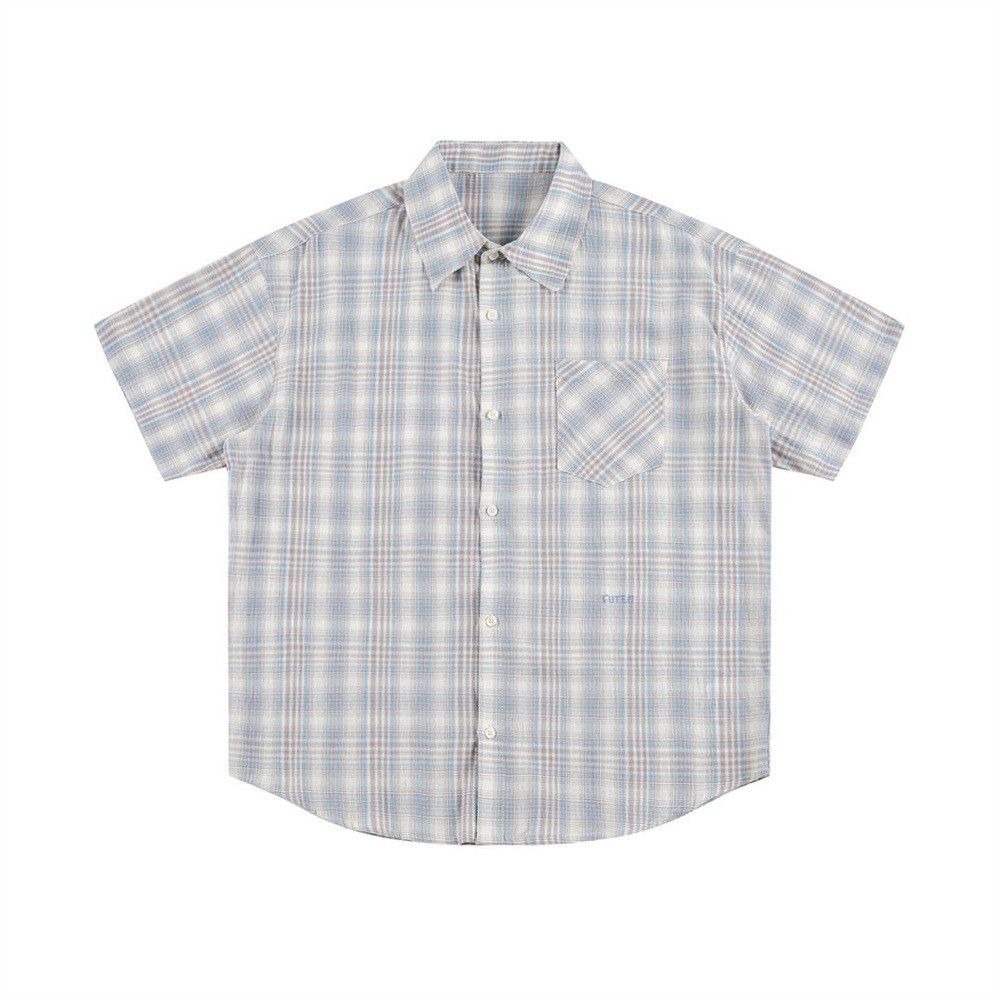 Vintage Retro, loose-fitting casual plaid shirt Size US M / EU 48-50 / 2 - 1 Thumbnail