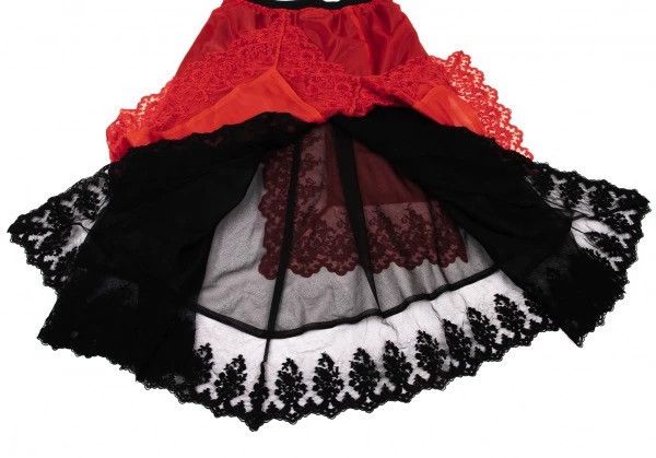 Comme des Garcons Comme des Garcons size S Black and red lace embroidery ove Size 23" - 5 Thumbnail