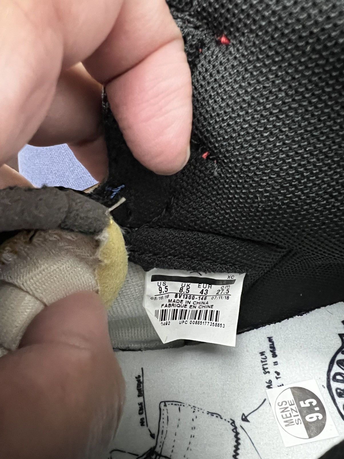 Jordan Brand × Union LA Jordan 1 Retro High Union Los Angeles Storm Blue Size US 9.5 / EU 42-43 - 4 Thumbnail