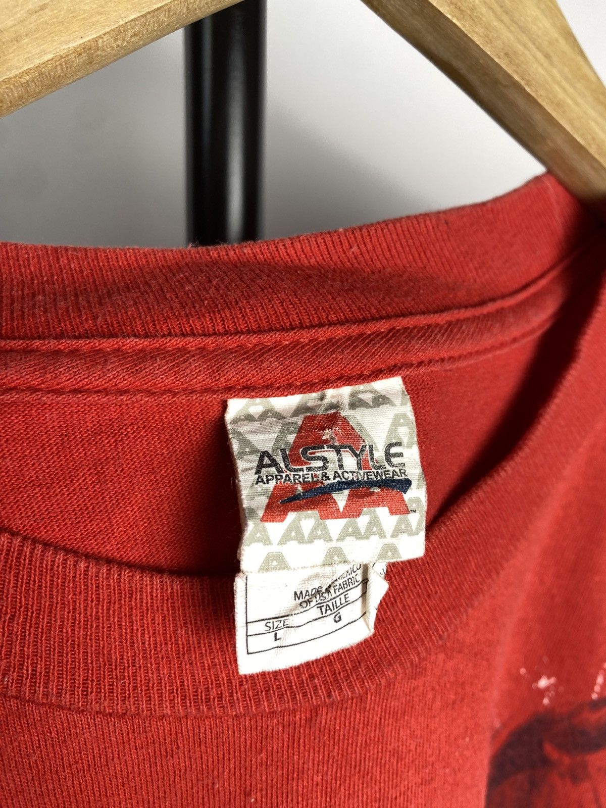 Vintage Vintage 90s Big Logo USA Native Eagle Y2K Animal Tee Shirt Size US L / EU 52-54 / 3 - 4 Thumbnail