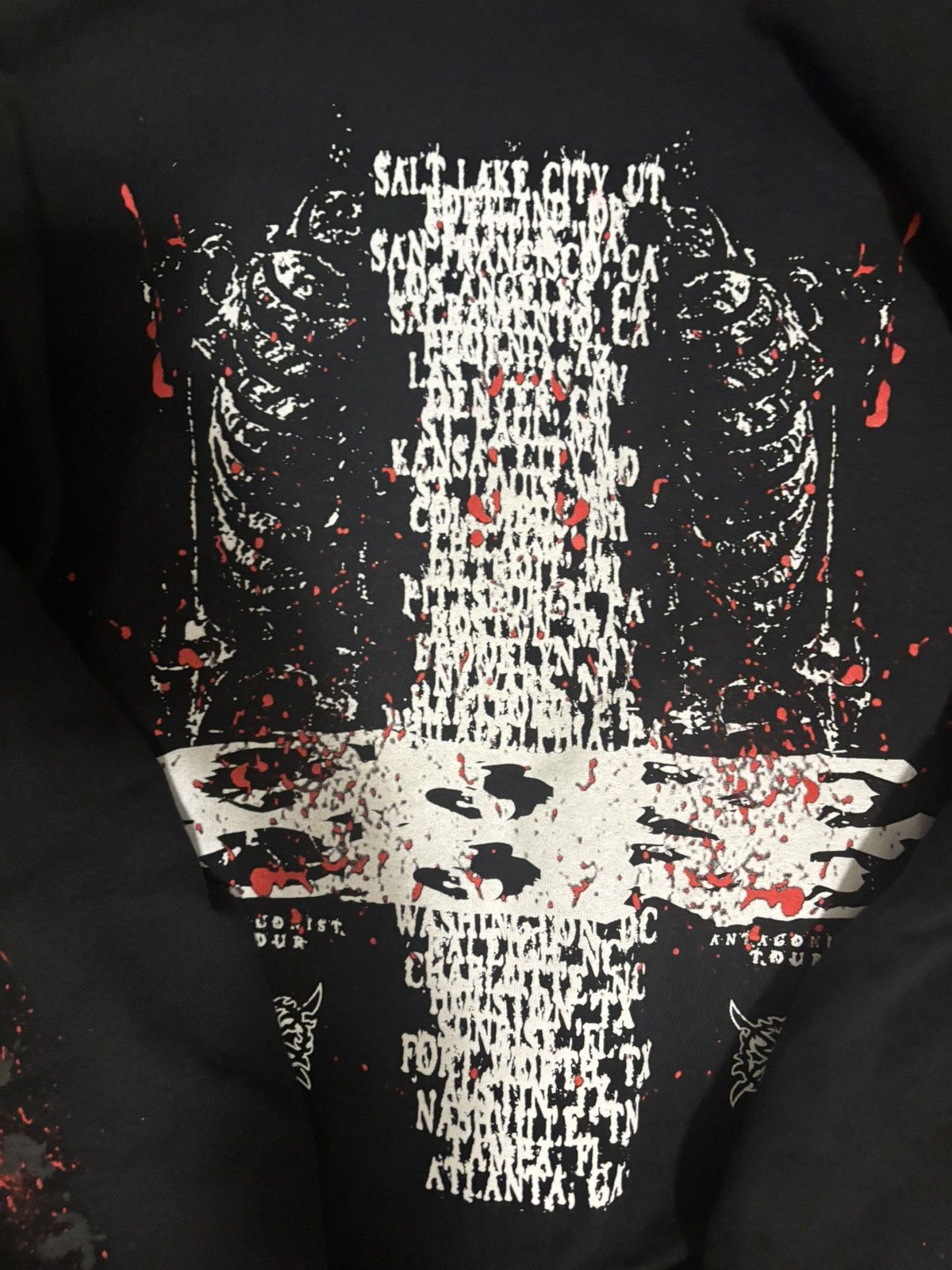 Playboi Carti ANTAGONIST 2.0 TOUR Zip Up Size US L / EU 52-54 / 3 - 7 Thumbnail
