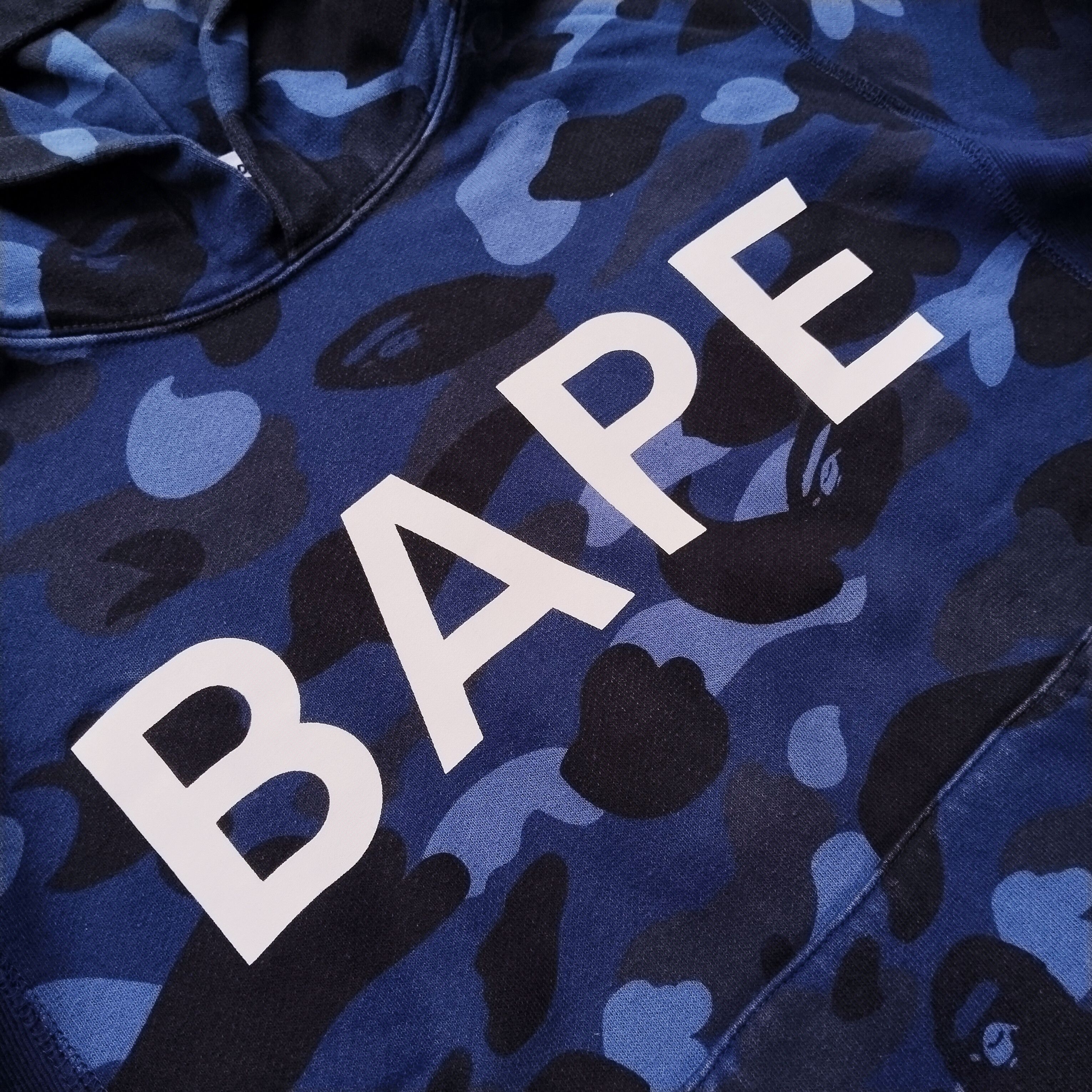 Bape Bape Kids Spell Out Camo Pullover Hoodie Size ONE SIZE - 2 Thumbnail