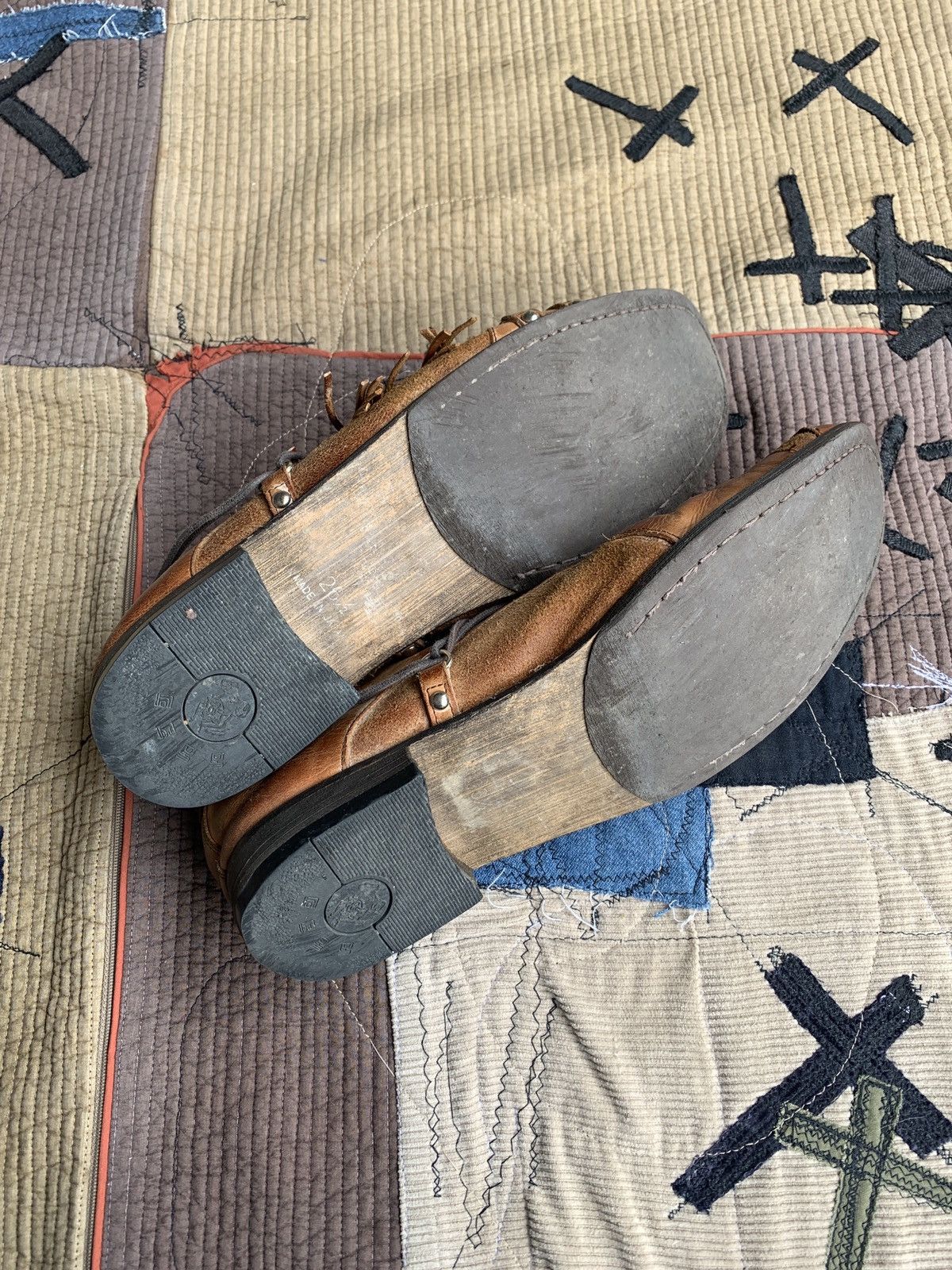 Vintage Archive🔥 Whoop'ee doo Studded Leather Loafer Shoes Size US 10.5 / EU 43-44 - 11 Thumbnail