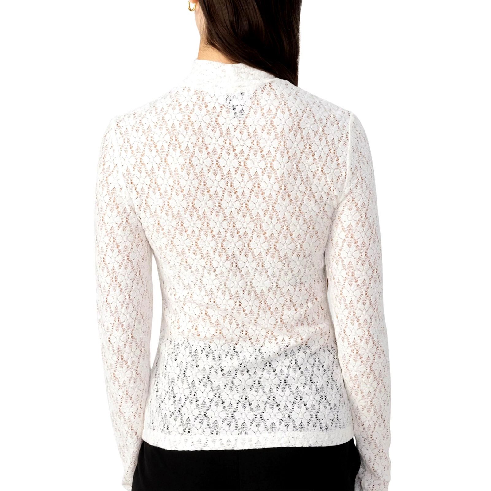 Sanctuary Sanctuary Long Sleeve Boat Neck Lace Long Sleeve Top Size S Size S / US 4 / IT 40 - 6 Thumbnail