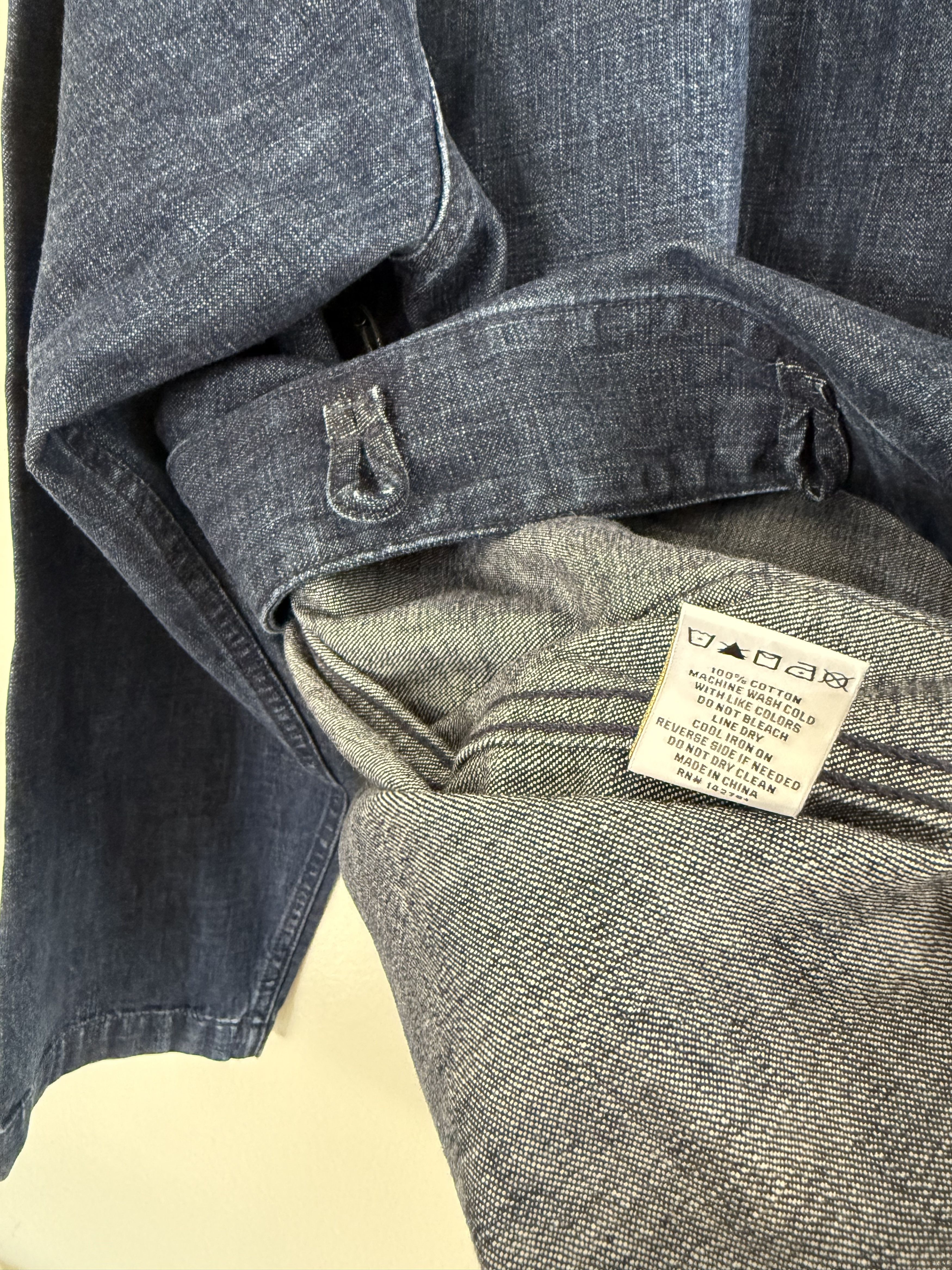 Aime Leon Dore Aime leon dore Collarband denim jacket Navy size LARGE Size US L / EU 52-54 / 3 - 5 Thumbnail