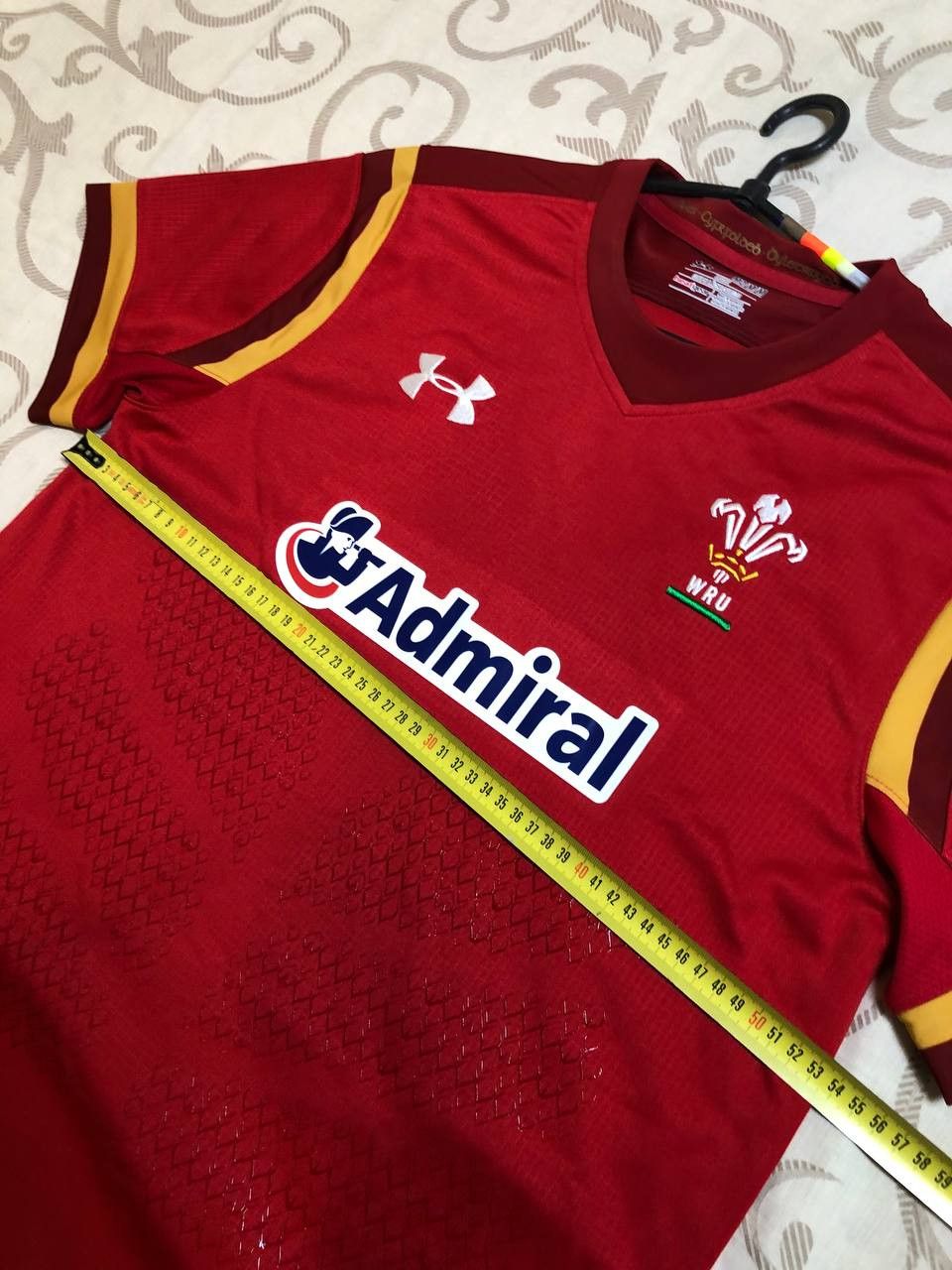 Under Armour Wales WRU Under Armour HeatGear Admiral Rugby Jersey Men's Size US M / EU 48-50 / 2 - 5 Thumbnail