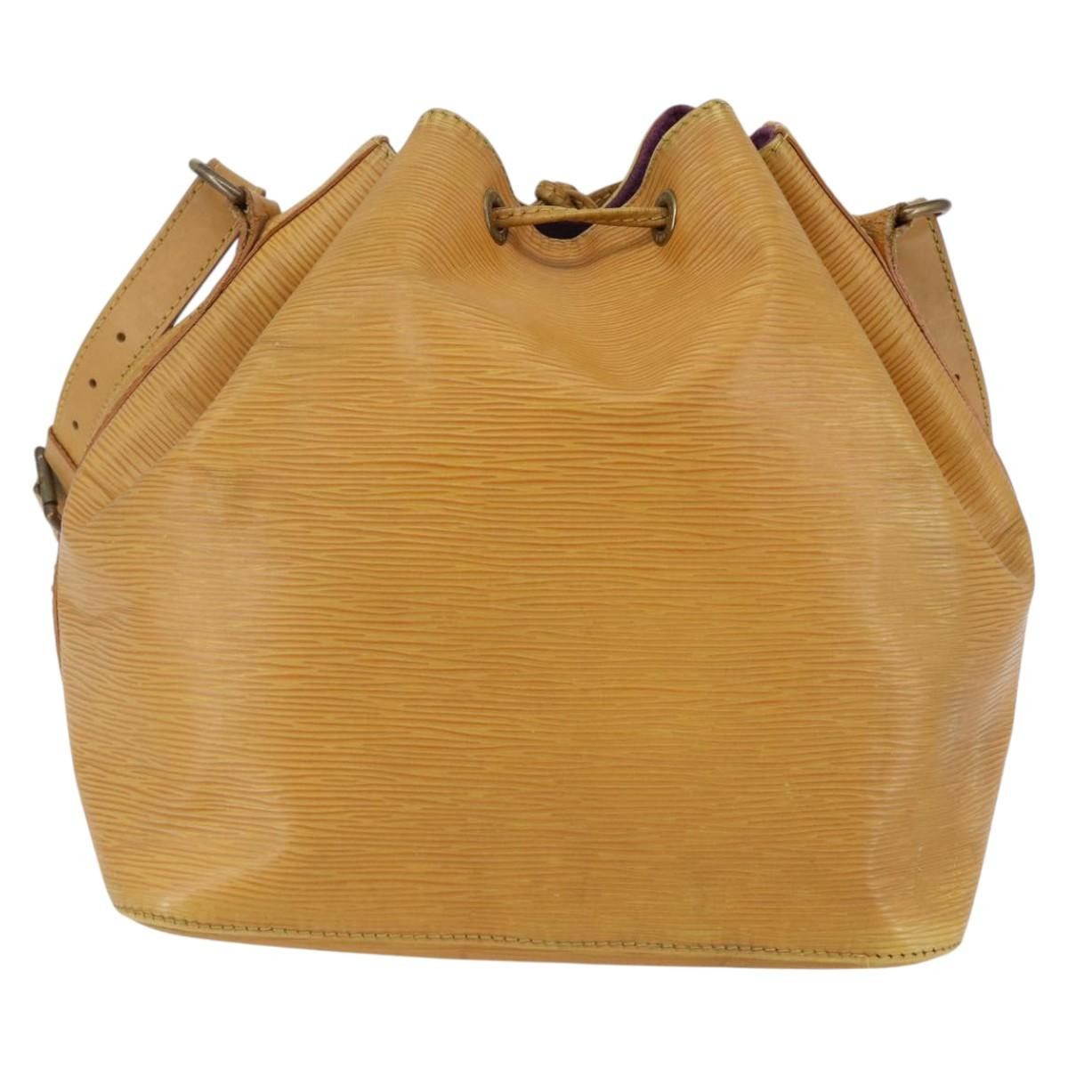 Louis Vuitton LOUIS VUITTON Epi Petit Noe Shoulder Bag Yellow M44109 Size ONE SIZE - 3 Thumbnail