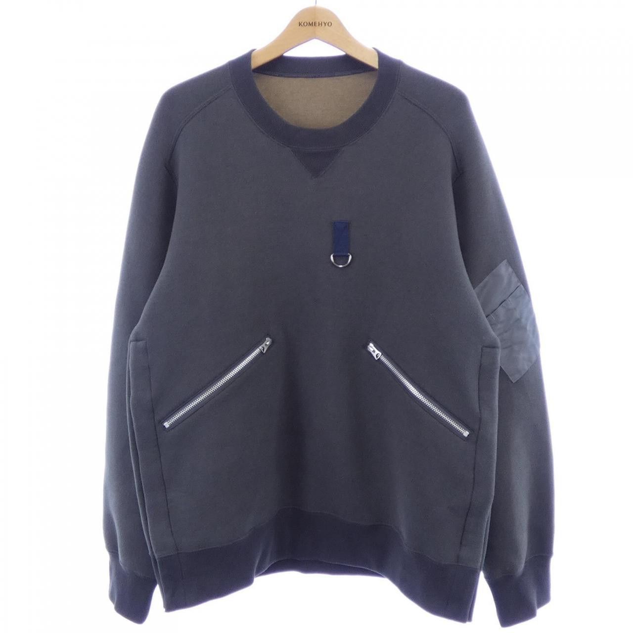Sacai Sacai Sacai Cotton Sweatshirt Textile Sweatshirts & Hoodies 23-03174M DUTY FREE for USA Size ONE SIZE - 1 Thumbnail