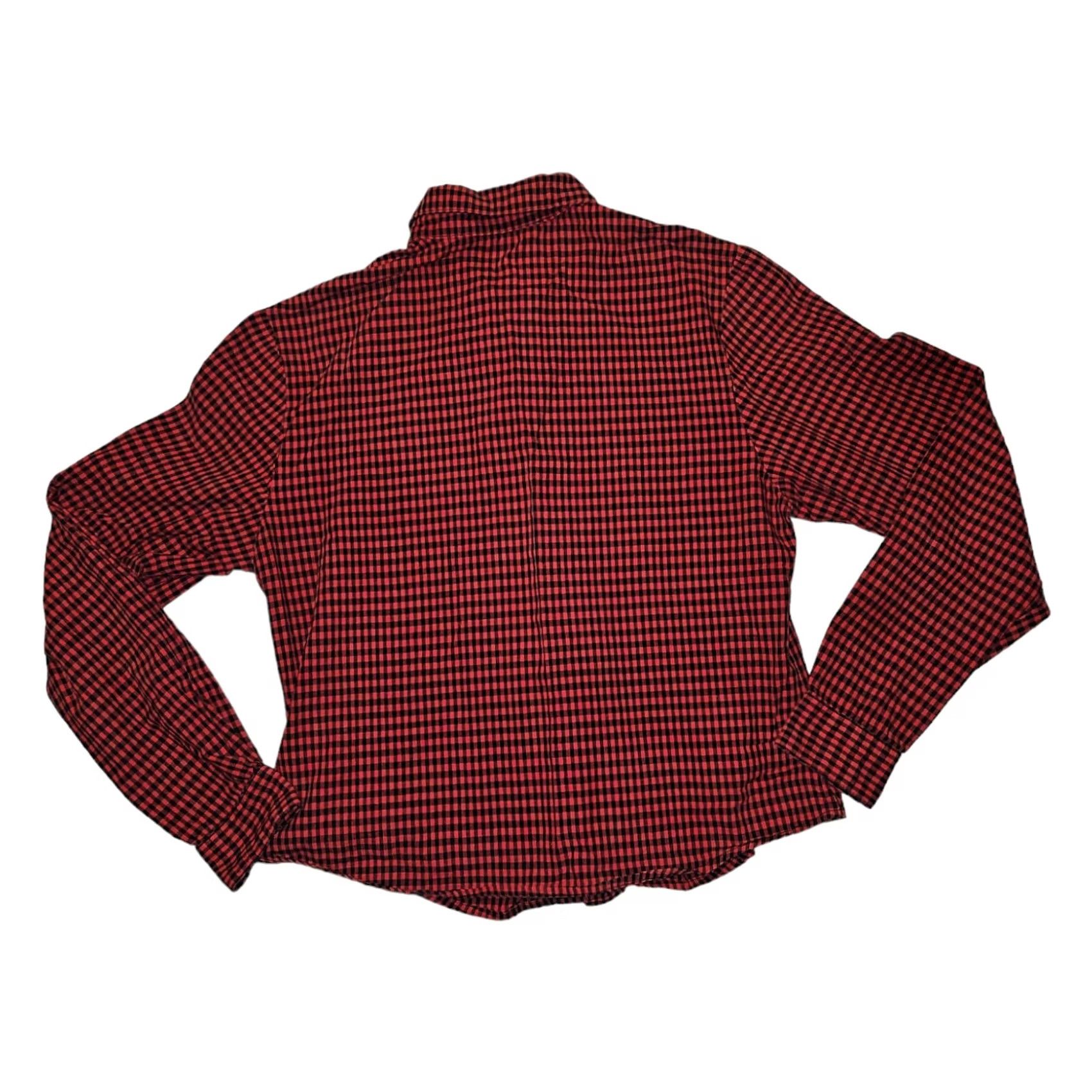 Vintage VINTAGE Panhandle Slim Western Shirt Juniors Medium Diamond Pearl Snap Sawtooth Pockets Size M / US 6-8 / IT 42-44 - 6 Thumbnail