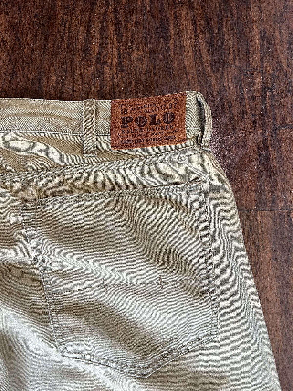 Polo Ralph Lauren Vintage Polo Ralph Lauren Olive Green Chino Pants Size US 38 / EU 54 - 10 Thumbnail