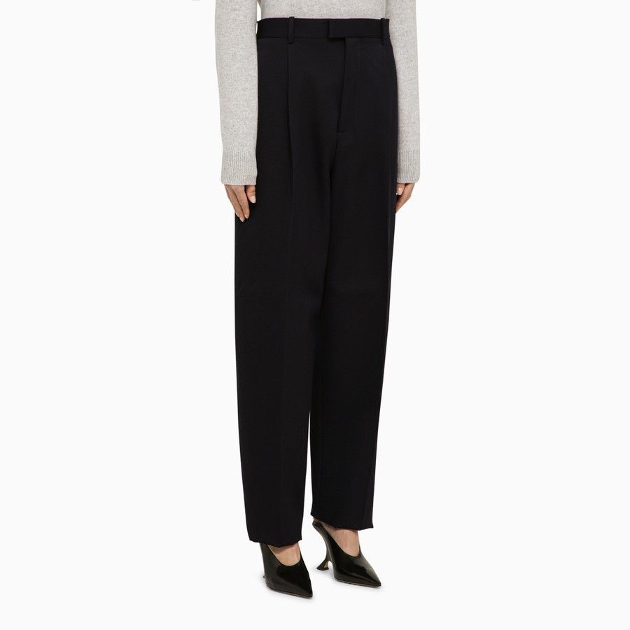 Bottega Veneta o1d2blof0824 Wool Trousers in Black Size 27" / US 4 / IT 40 - 3 Thumbnail