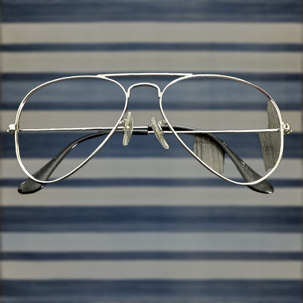 Vintage VINTAGE Ray-Ban RB3025 Aviator Large Metal Sunglasses Frame Only Gunmetal Italy 55 14 Adult Unisex 58mm Lens Socket Width 125mm Temple Size ONE SIZE - 1 Thumbnail