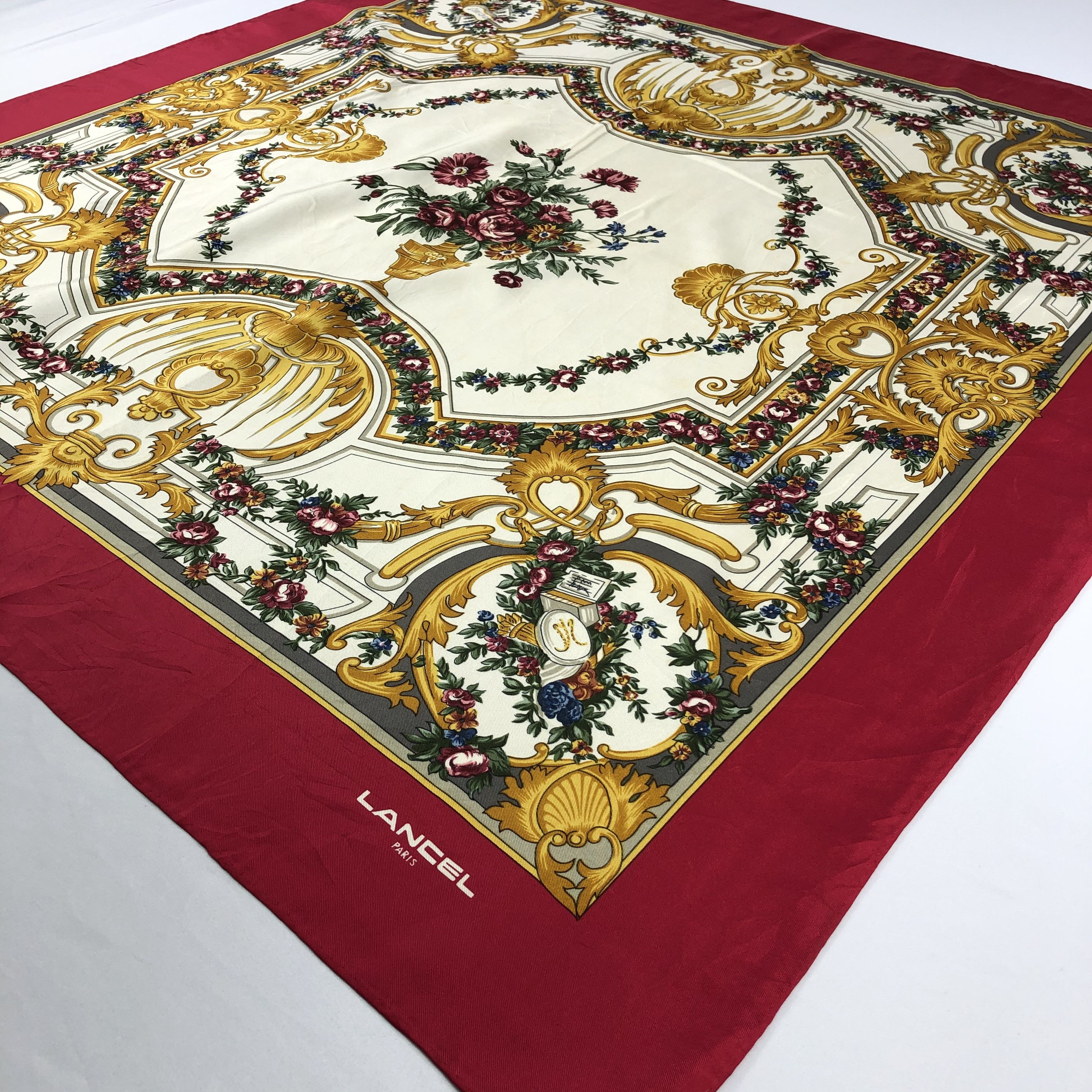 Lancel Vintage Lancel Silk Scarf Size ONE SIZE - 3 Thumbnail