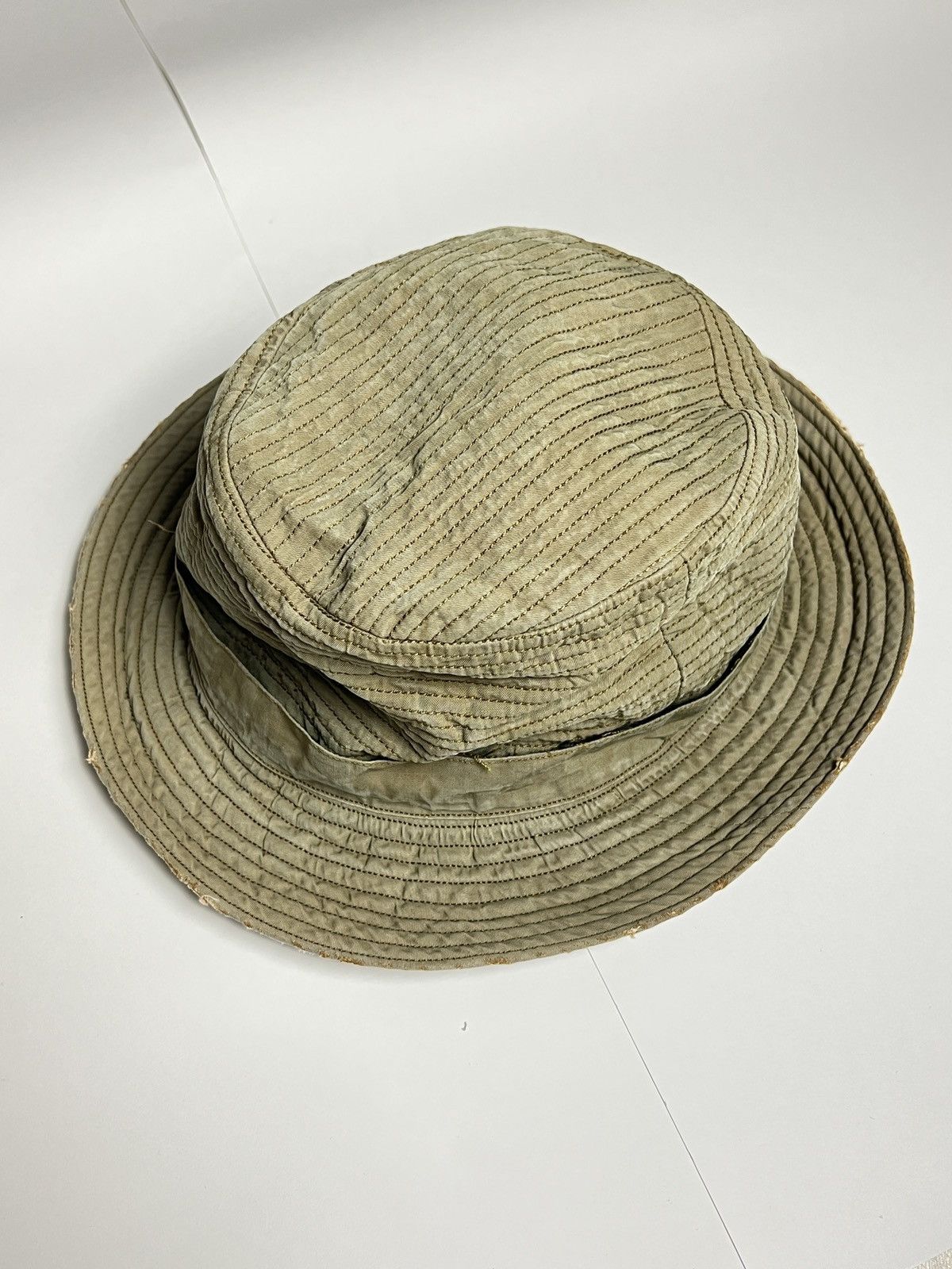 Burberry burberry kapital/visvim boro sashiko vibe vintage bucket hat Size ONE SIZE - 2 Thumbnail