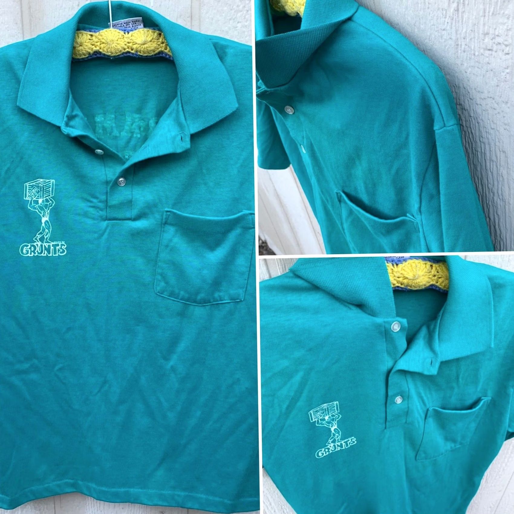 Vintage VINTAGE Grunt’s Sacramento 1989 Dixieland Jubilee pocket polo shirt M Size US M / EU 48-50 / 2 - 7 Thumbnail