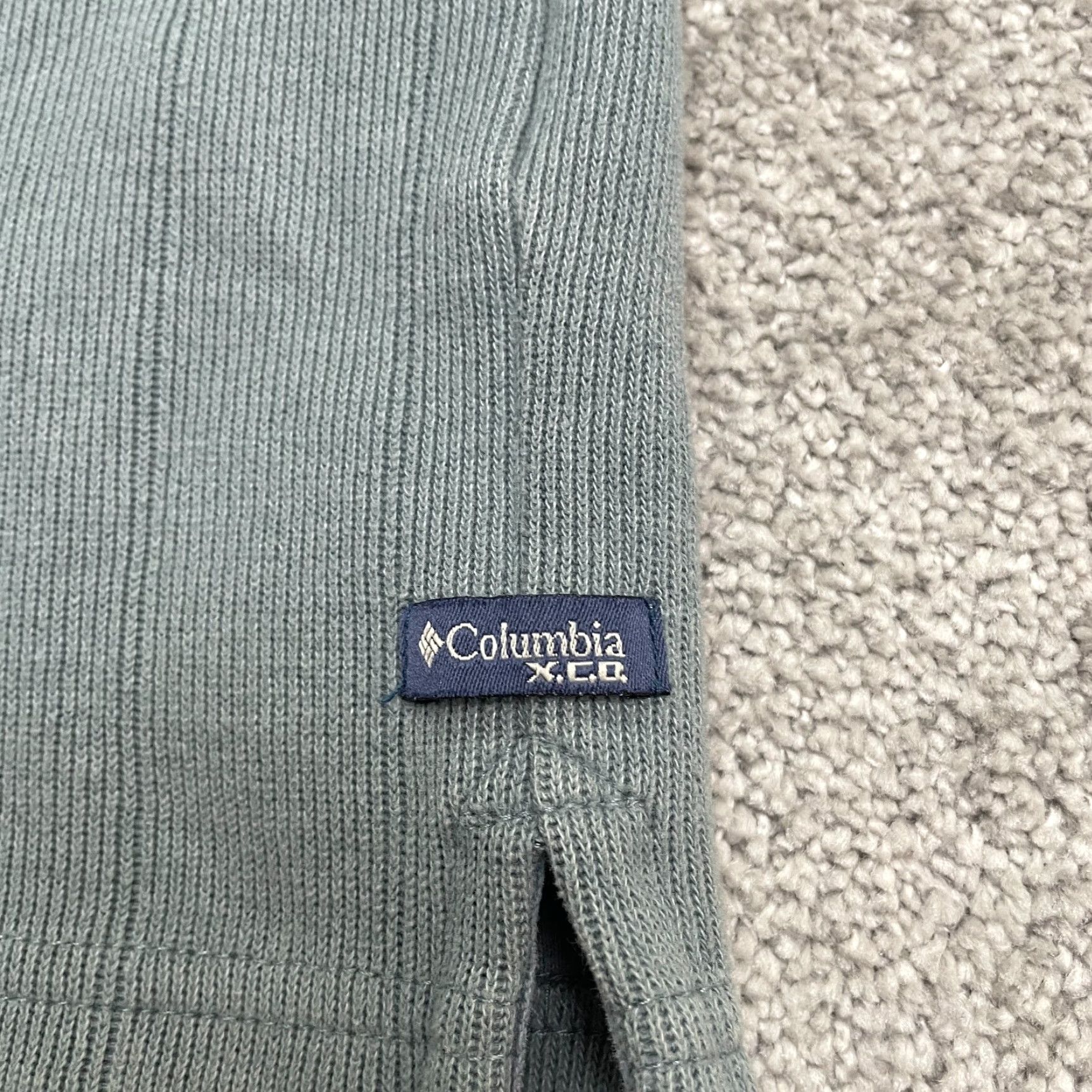 Vintage Columbia Sweater Mens XL Gray X.C.O 1/4 Zip Pullover Mock Neck Casual Outdoor Size US XL / EU 56 / 4 - 6 Thumbnail