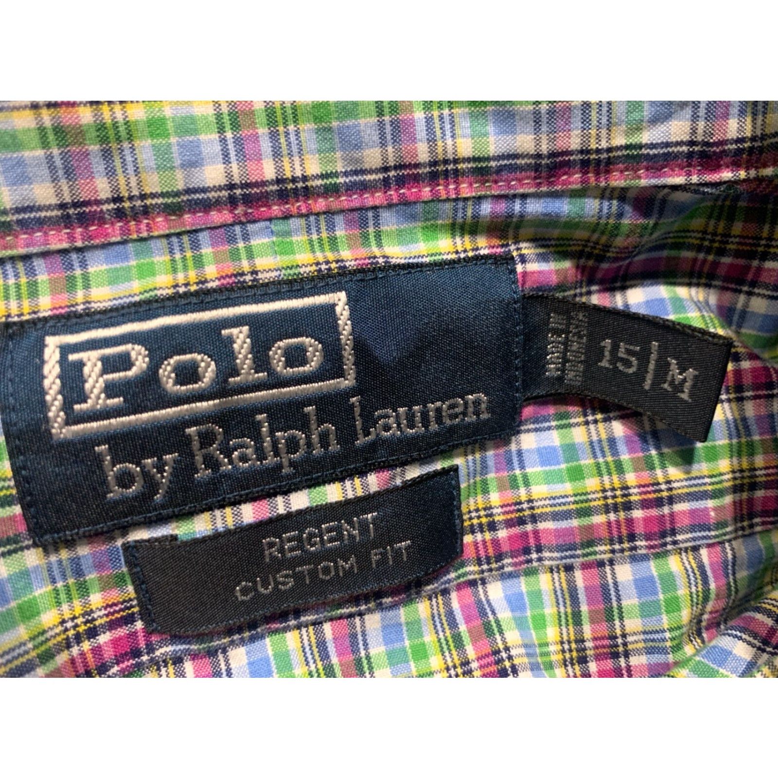 Polo Ralph Lauren Polo Ralph Lauren Regent Custom Fit 15 - Medium M Plaid Size US L / EU 52-54 / 3 - 7 Thumbnail