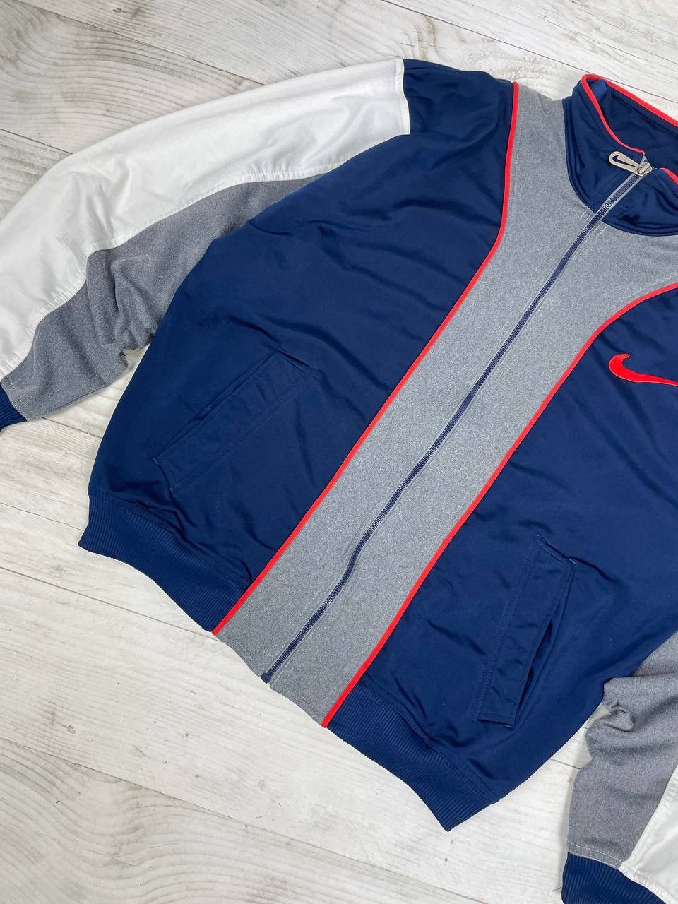 Nike Vintage Nike Track Jacket 90s Big Logo Size US M / EU 48-50 / 2 - 3 Thumbnail