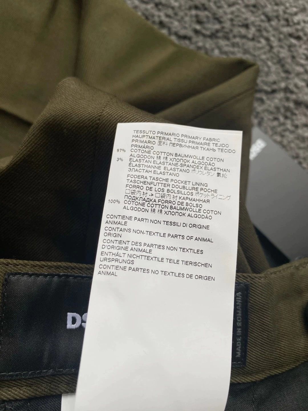 Dsquared2 Dsquared2 20SS Cool Guy Deep Green Slim Straight Pants Size US 28 / EU 44 - 6 Thumbnail