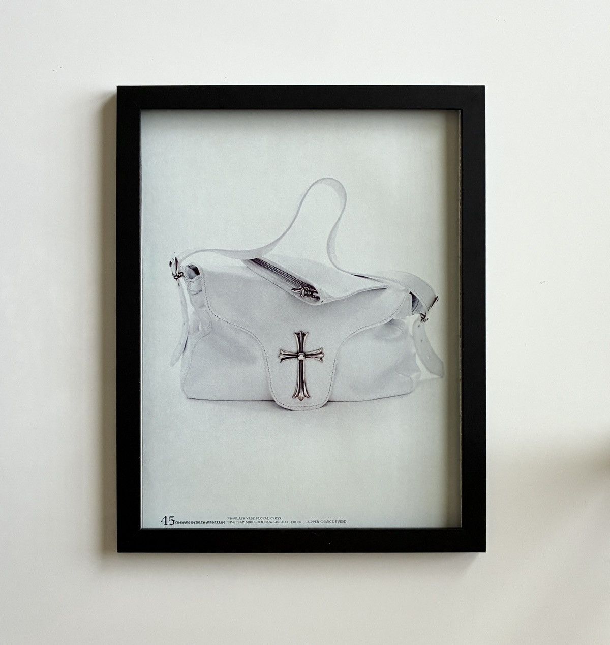 Chrome Hearts Chrome Hearts white hand bag photo Framed poster 9x11 Size ONE SIZE - 2 Thumbnail