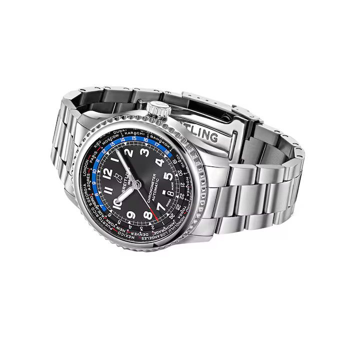 Breitling o1mt1gz0125 Size: OS / Aviator 8 B35 Watch in Black & Silver Size ONE SIZE - 3 Thumbnail