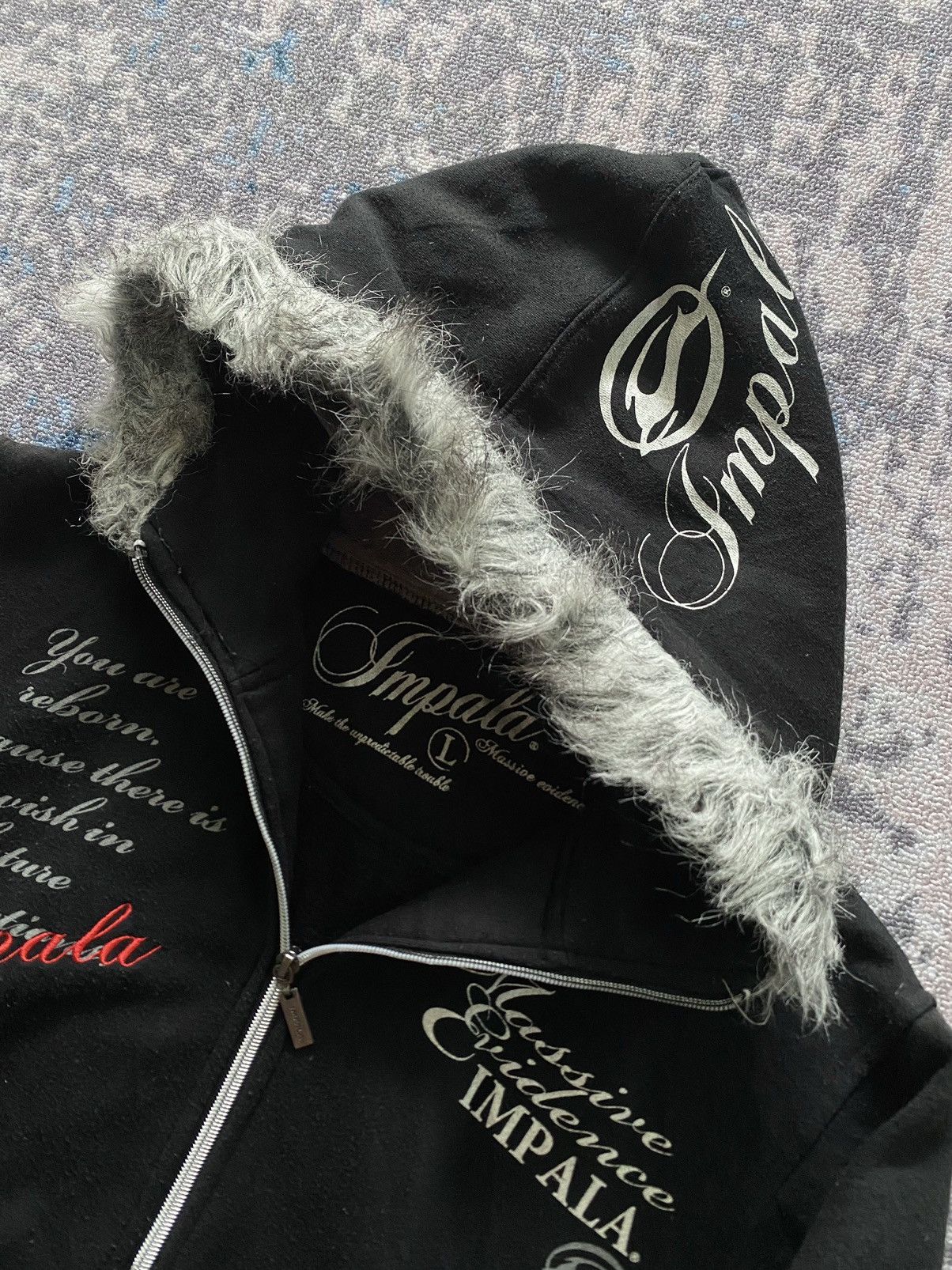 If Six Was Nine Imapala poem fur hoodie ifsix vkei style Size US L / EU 52-54 / 3 - 6 Thumbnail