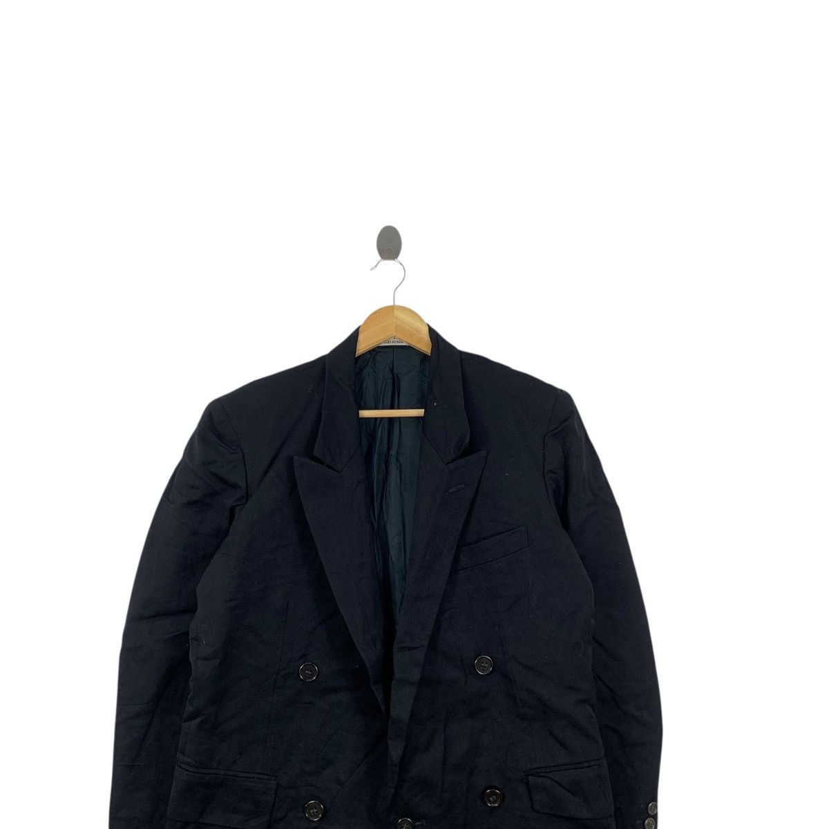 Tokio Kumagai Vintage TOKIO KUMAGAI JAPAN Double Breasted Peacoat Blazer Size 34R - 2 Thumbnail