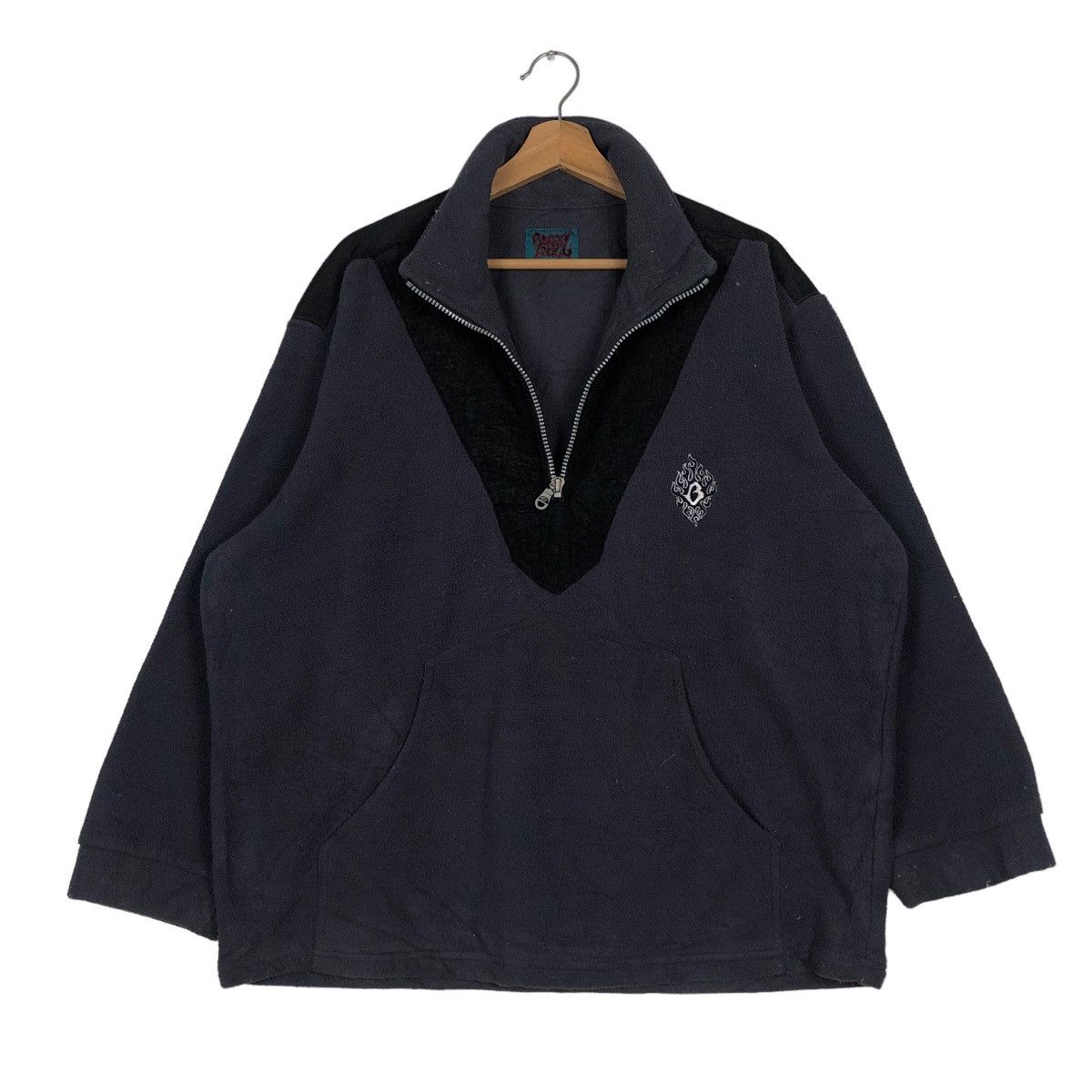 Japanese Brand 🔥Vintage Collar Sweatshirt Anorak Big Logo Barrel Roll USA Size US M / EU 48-50 / 2 - 11 Thumbnail