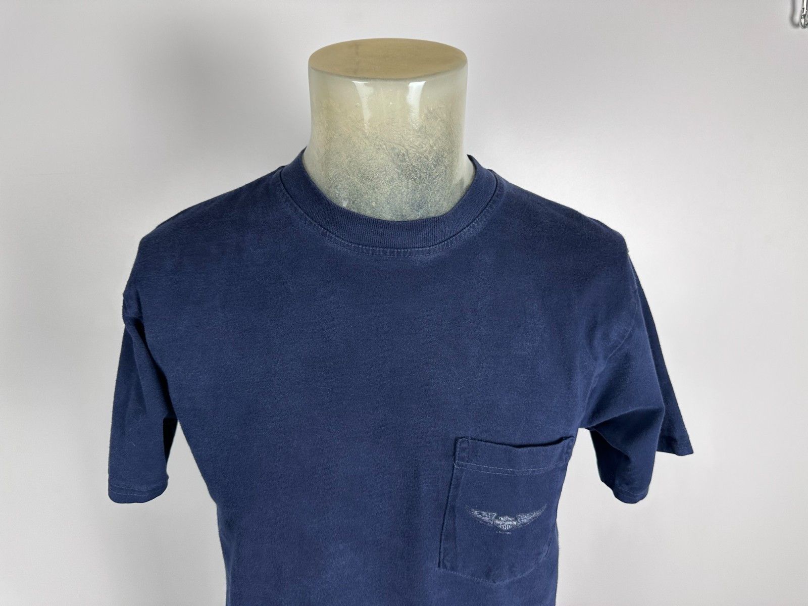 Harley Davidson Harley Davidson 1995 Vintage T Shirt Navy Blue Size L USA Size US L / EU 52-54 / 3 - 2 Thumbnail