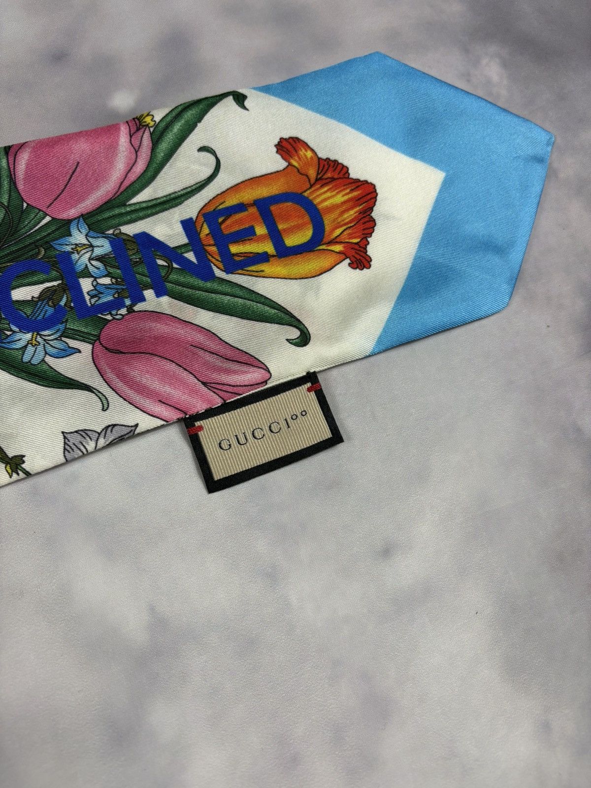 Gucci Gucci Flora 100th Anniversary Silk Scarf Size ONE SIZE - 6 Thumbnail