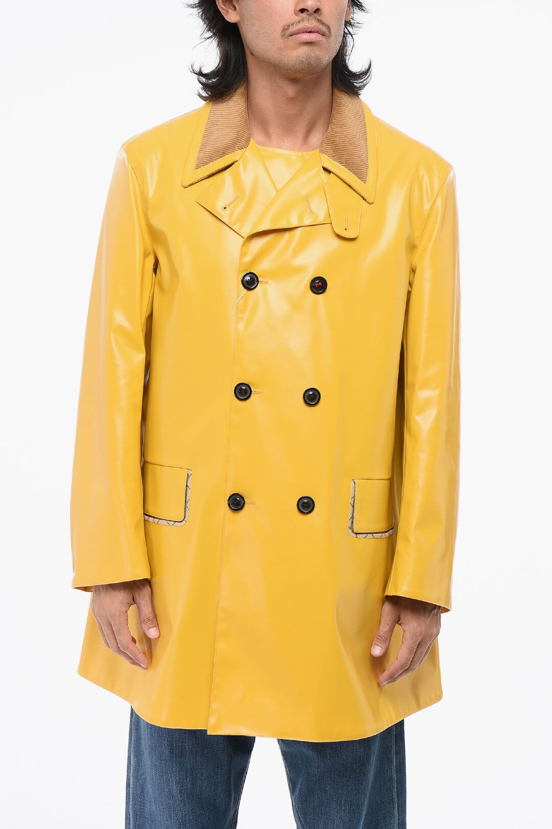 Maison Margiela og1mm0825 Waterproof Trench Coat in Yellow Size US M / EU 48-50 / 2 - 1 Thumbnail