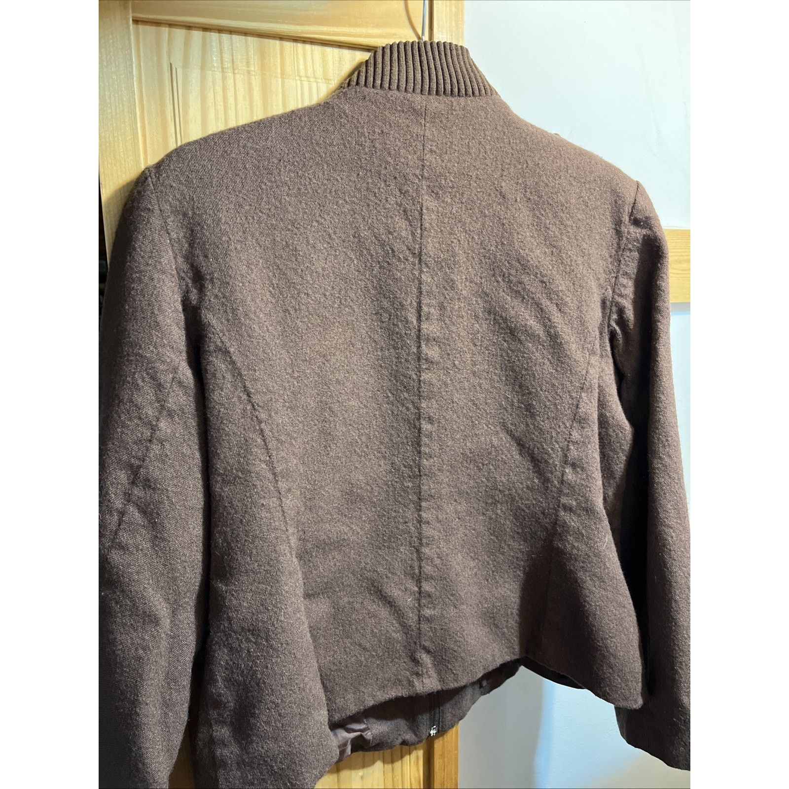 Other Sag Harbor 100% Wool Jacket Womens Size 16 Large Brown VTG Size XXL / US 16-18 / IT 52-54 - 9 Thumbnail