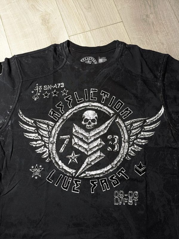 Affliction × Haunted Mound Affliction Tshirt rare Size US L / EU 52-54 / 3 - 5 Thumbnail