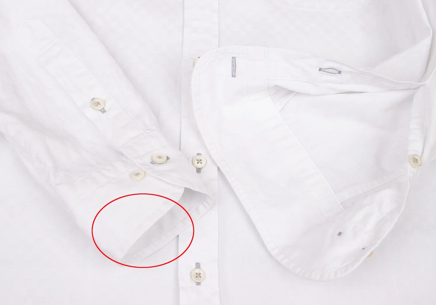Burberry Checkered Jacquard Button-Down Shirt in White, Size 38 Size US S / EU 44-46 / 1 - 7 Thumbnail