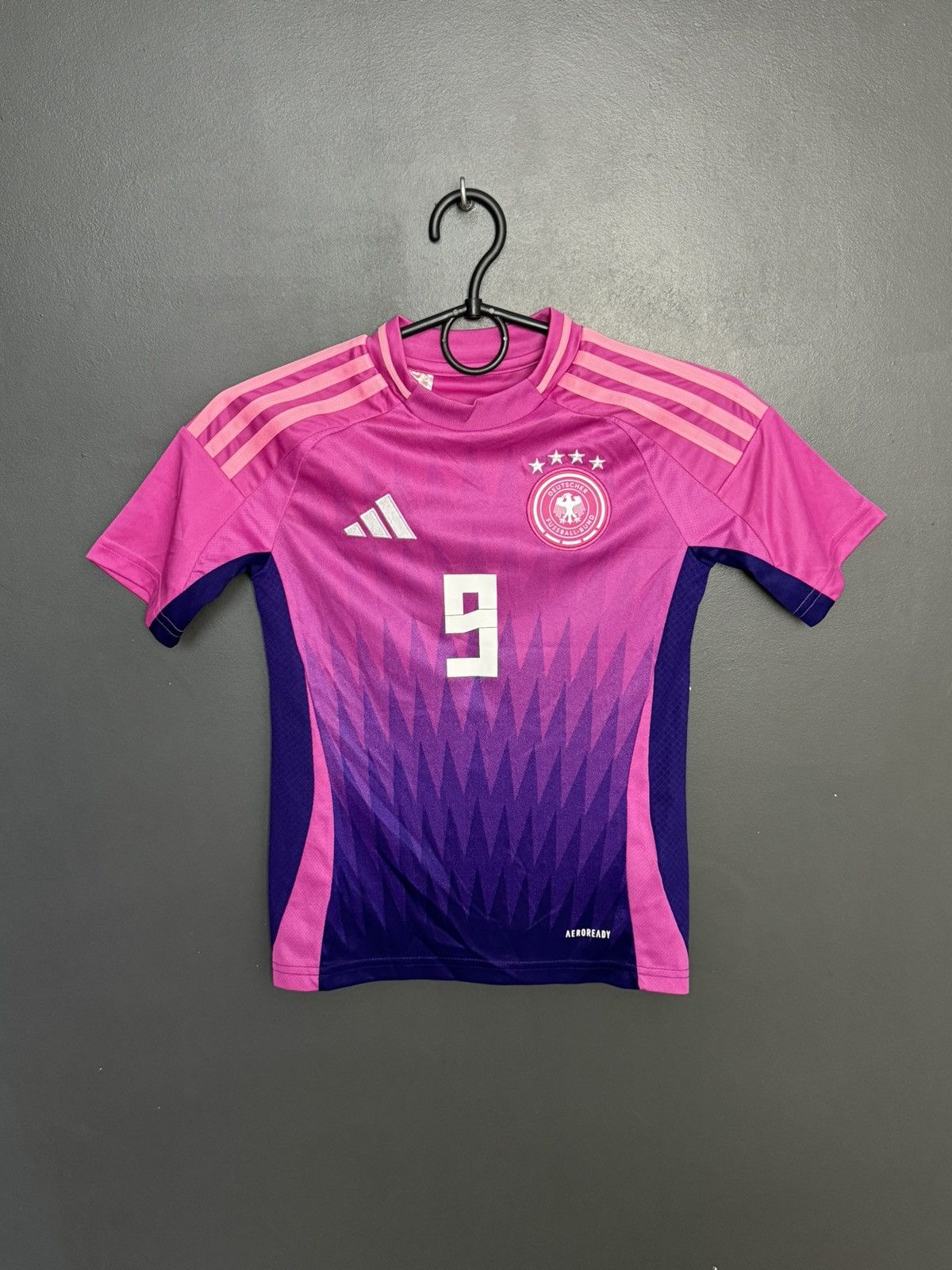 Adidas KIDS Germany 2024 Away Fullkrug Football Jersey T-Shirt Size US XS / EU 42 / 0 - 2 Thumbnail
