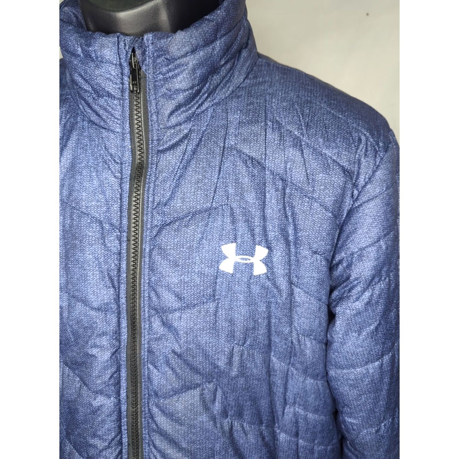 Under Armour UNDER ARMOUR COLDGEAR REACTOR PUFFER JACKET MENS MEDIUM BLUE QUILTED WINTER SKI Size US M / EU 48-50 / 2 - 4 Thumbnail