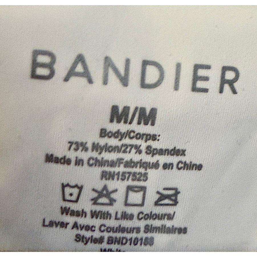 Other Bandier NWT Center Stage Tank Top In White Size M / US 6-8 / IT 42-44 - 4 Thumbnail